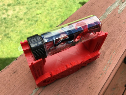 Carnage Symbiote Contained in a Glass Vial with Custom Display Stand - CosPlay