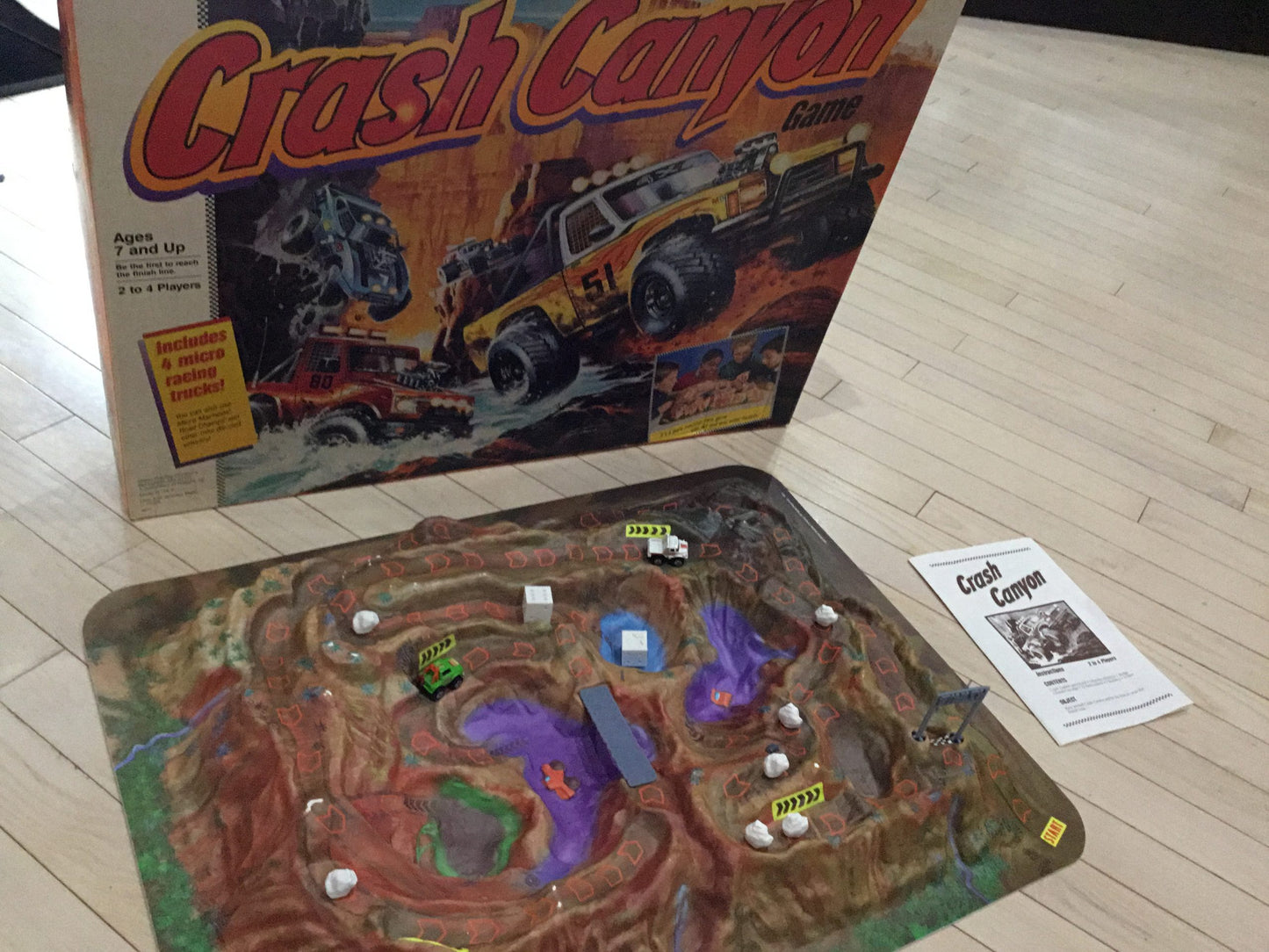 1989 Vintage Crash Canyon Compatible Board Game REPLACEMENT PARTS Only SSWI