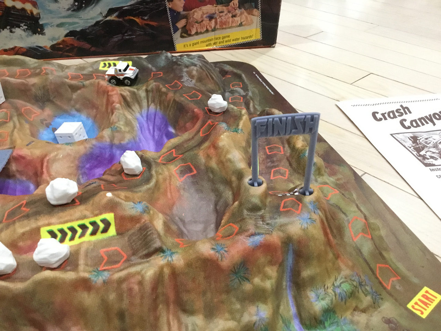 1989 Vintage Crash Canyon Compatible Board Game REPLACEMENT PARTS Only SSWI
