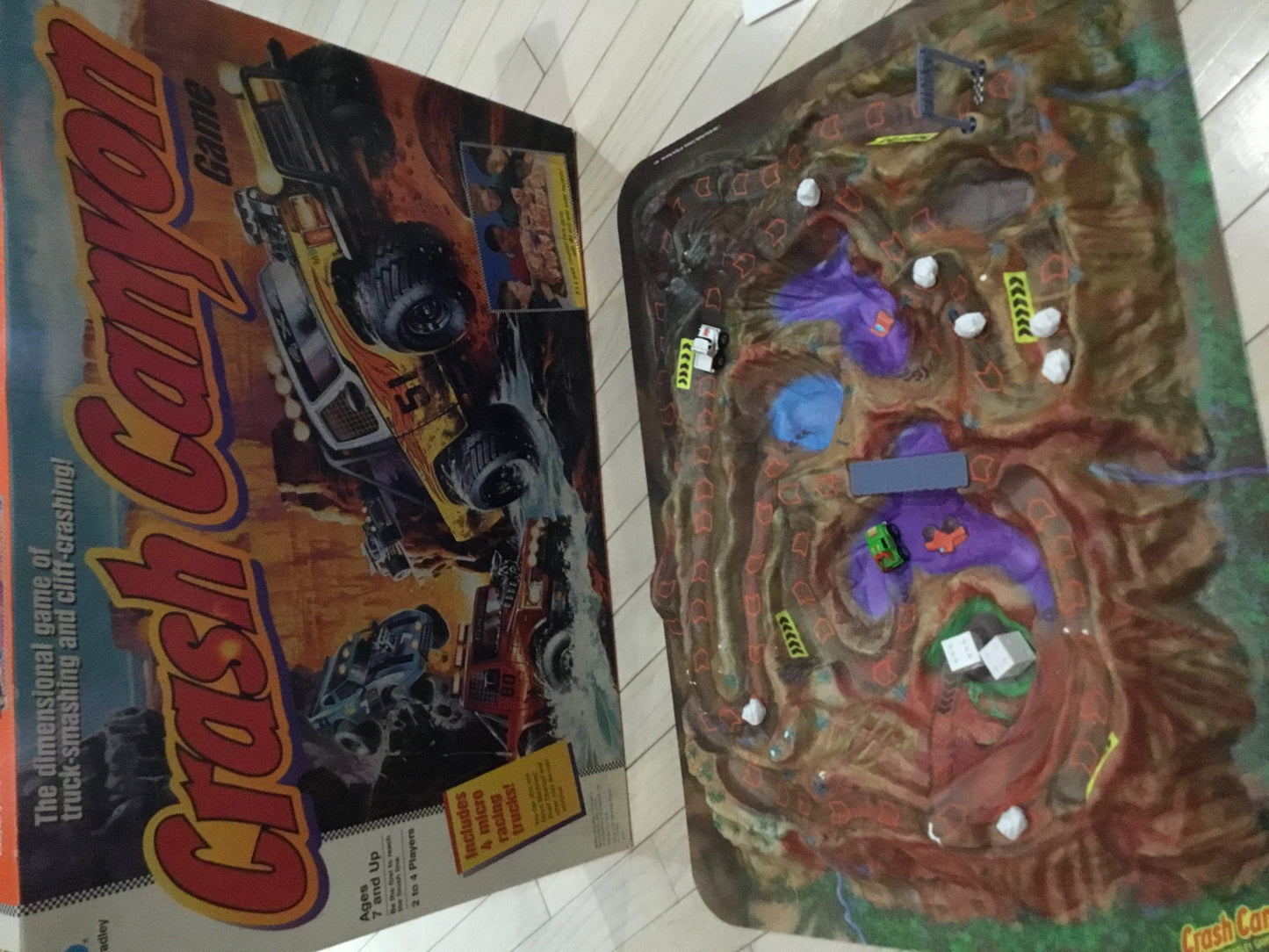 1989 Vintage Crash Canyon Compatible Board Game REPLACEMENT PARTS Only SSWI