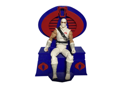 SSWI Custom Gi Joe Throne / Chair Cobra Commander or Destro fits 6 inch figures