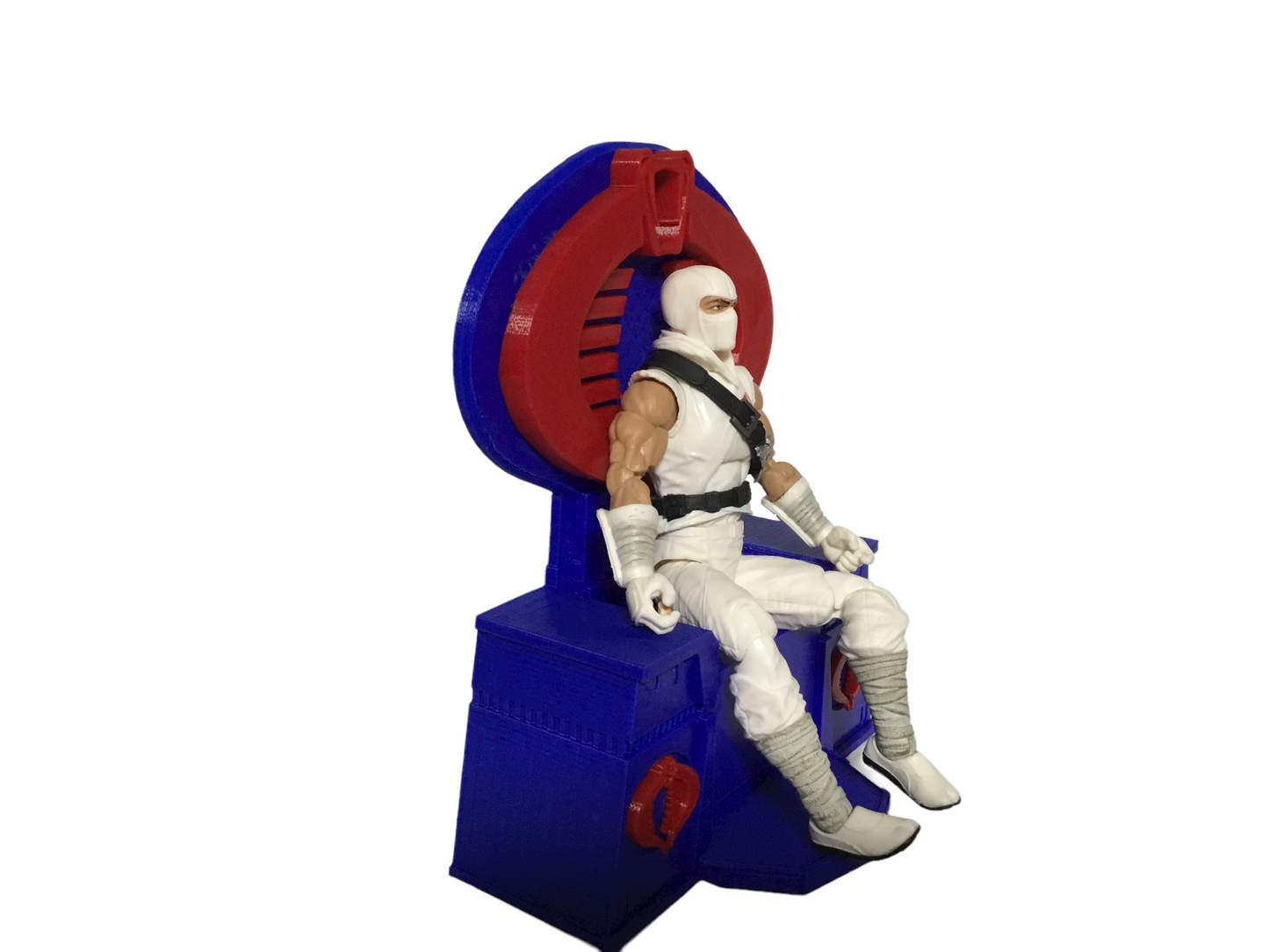 SSWI Custom Gi Joe Throne / Chair Cobra Commander or Destro fits 6 inch figures