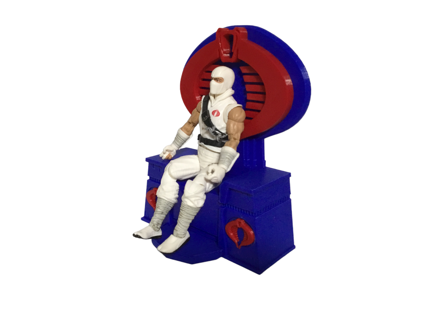 SSWI Custom Gi Joe Throne / Chair Cobra Commander or Destro fits 6 inch figures