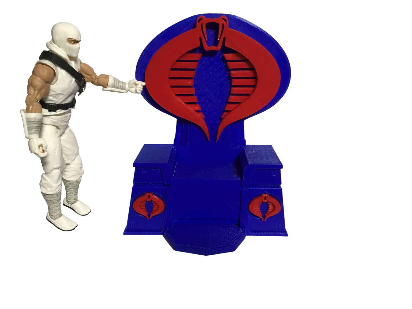 SSWI Custom Gi Joe Throne / Chair Cobra Commander or Destro fits 6 inch figures