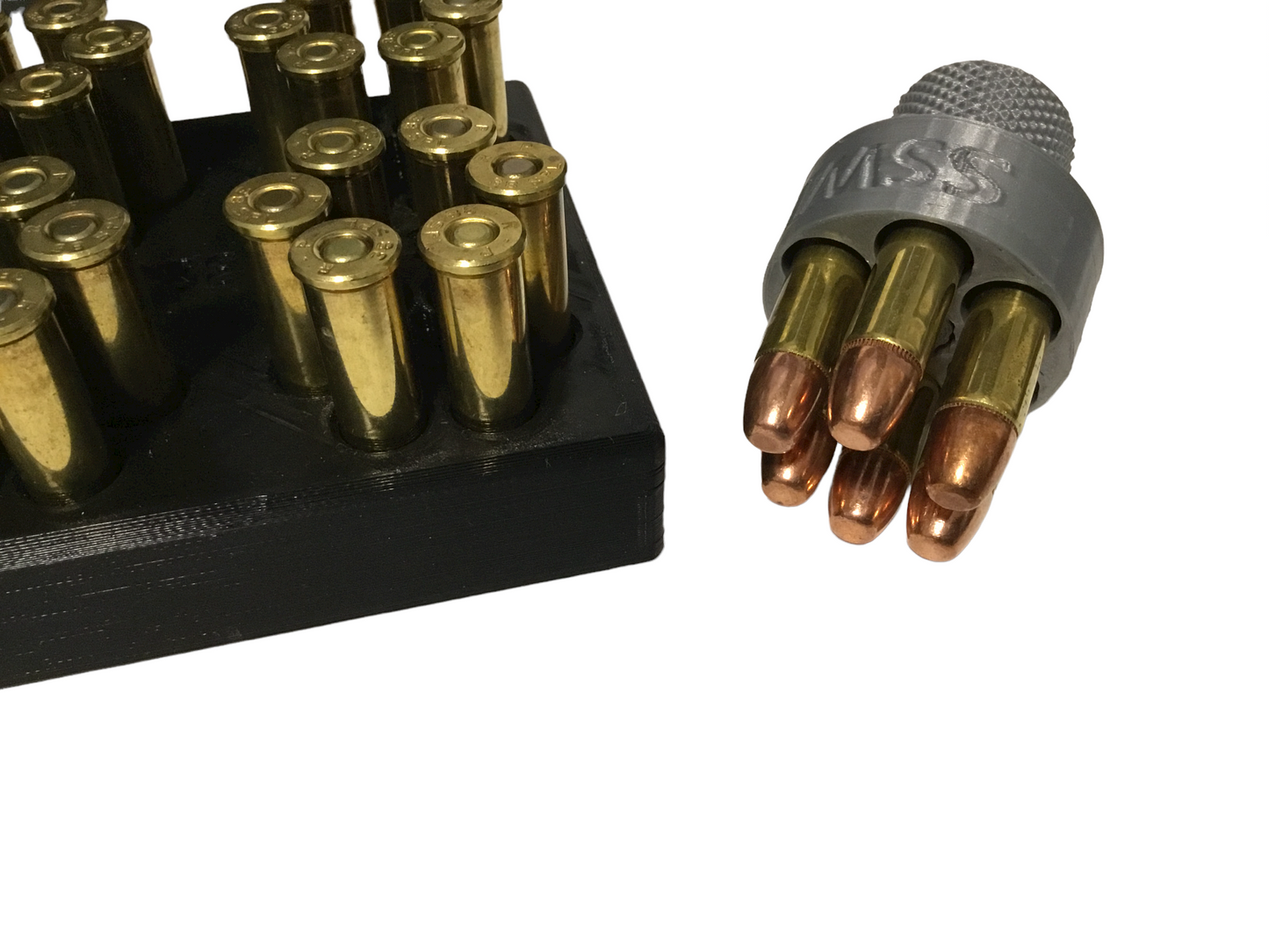 SSWI 357 38 Special Revolver Speed Loader, Loading Tray and Carrying Case Kit