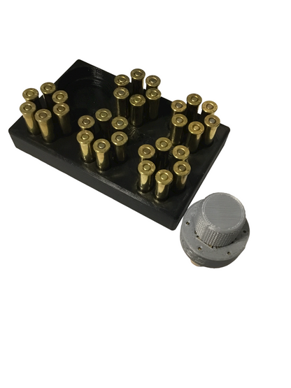 SSWI 357 38 Special Revolver Speed Loader, Loading Tray and Carrying Case Kit
