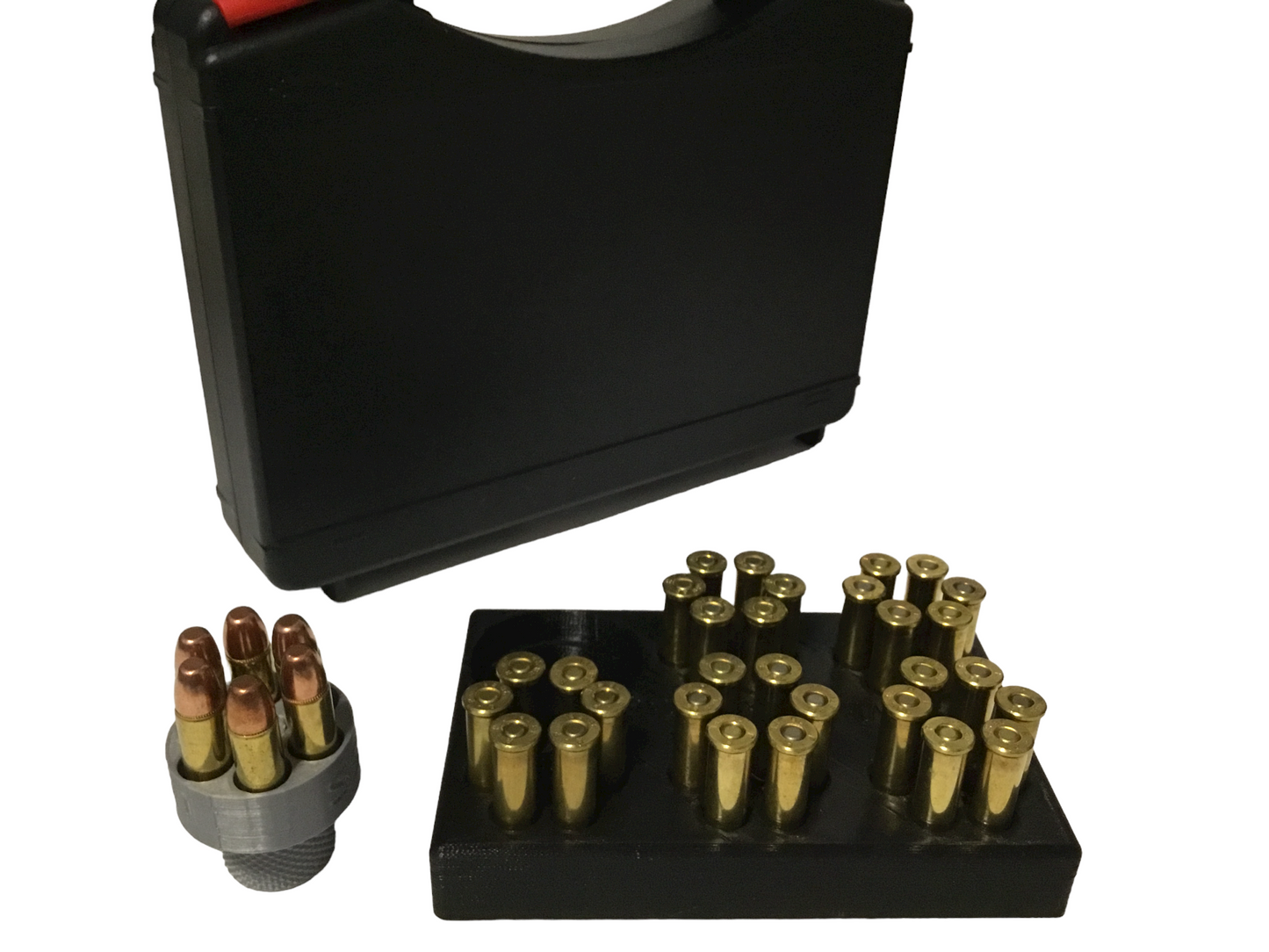 SSWI 357 38 Special Revolver Speed Loader, Loading Tray and Carrying Case Kit