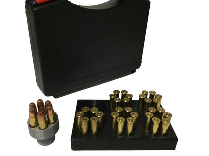 SSWI 357 38 Special Revolver Speed Loader, Loading Tray and Carrying Case Kit