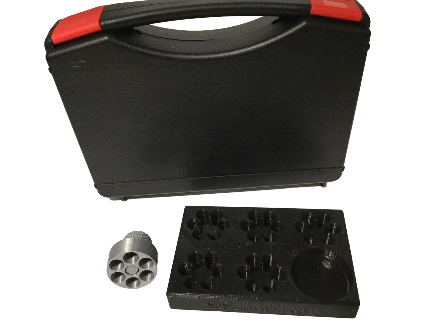 SSWI 357 38 Special Revolver Speed Loader, Loading Tray and Carrying Case Kit