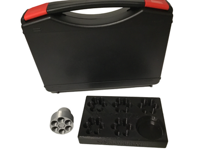 SSWI 357 38 Special Revolver Speed Loader, Loading Tray and Carrying Case Kit