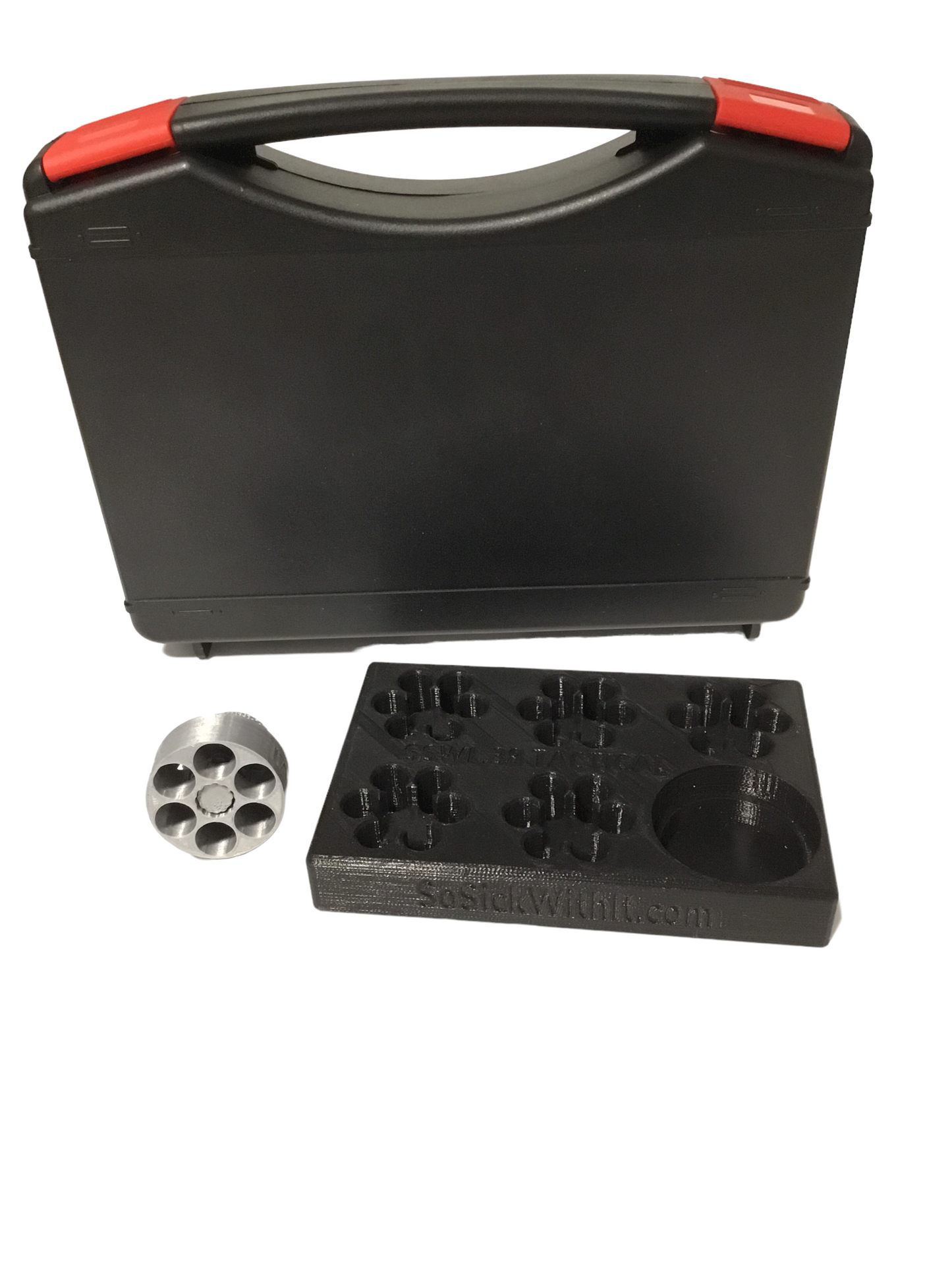 SSWI 357 38 Special Revolver Speed Loader, Loading Tray and Carrying Case Kit