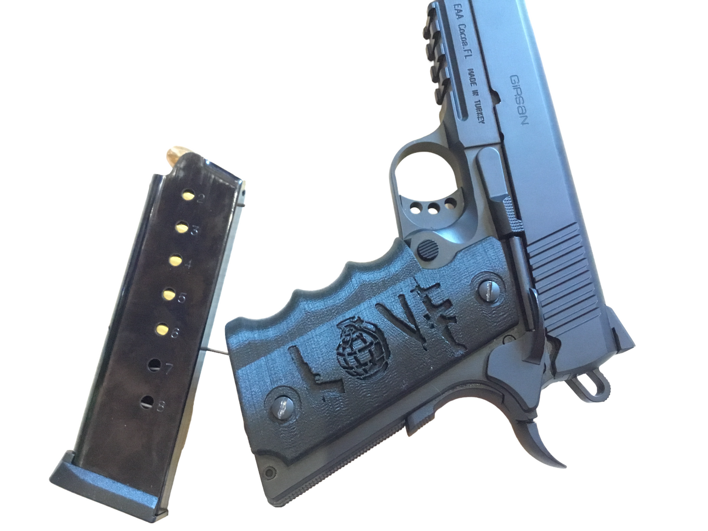 SSWI Full Size 1911 .45acp and Clones LOVE Ergo Grips - Any Color 45Cal Custom