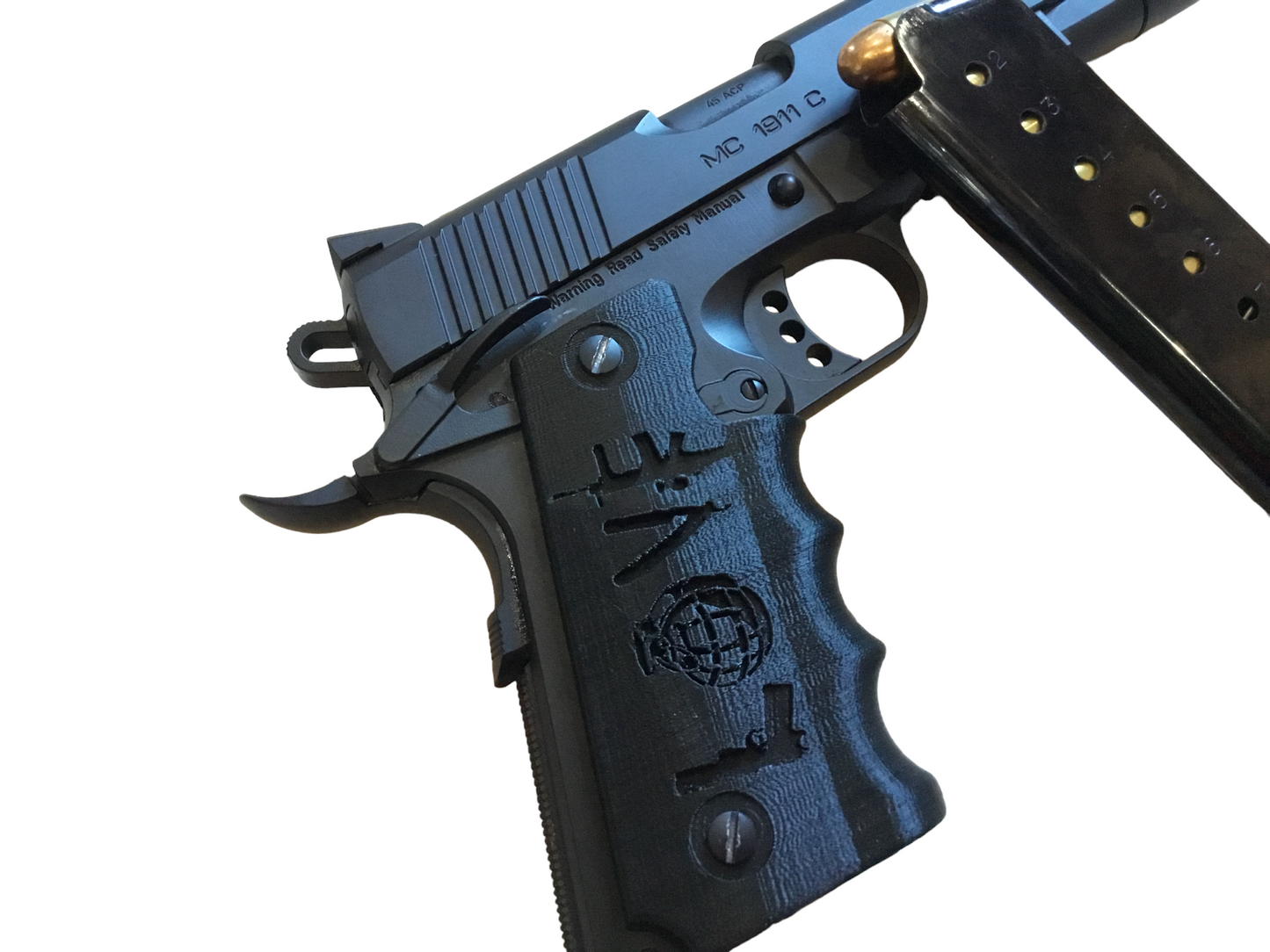 SSWI Full Size 1911 .45acp and Clones LOVE Ergo Grips - Any Color 45Cal Custom