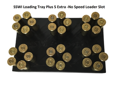 SSWI 357 38 Special 5 Shot Revolver Speed Loader, Loading Tray Carrying Case Kit