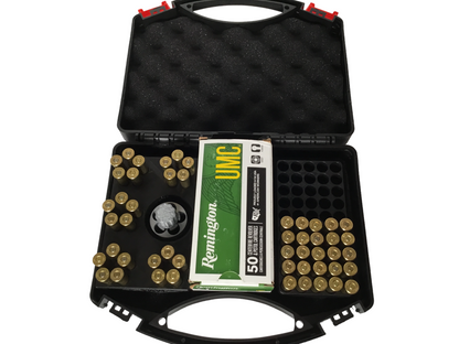 SSWI 357 38 Special 5 Shot Revolver Speed Loader, Loading Tray Carrying Case Kit