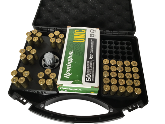 SSWI 357 38 Special 5 Shot Revolver Speed Loader, Loading Tray Carrying Case Kit