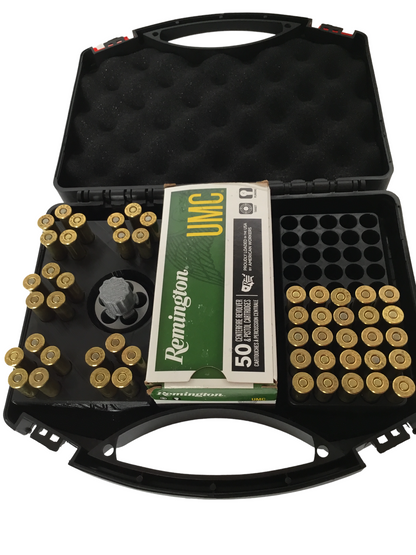 SSWI 357 38 Special 5 Shot Revolver Speed Loader, Loading Tray Carrying Case Kit