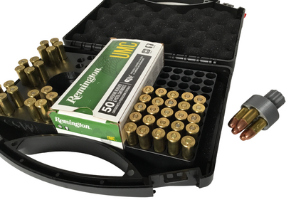 SSWI 357 38 Special 5 Shot Revolver Speed Loader, Loading Tray Carrying Case Kit