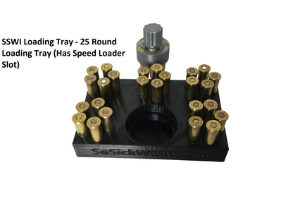 SSWI 357 38 Special 5 Shot Revolver Speed Loader, Loading Tray Carrying Case Kit
