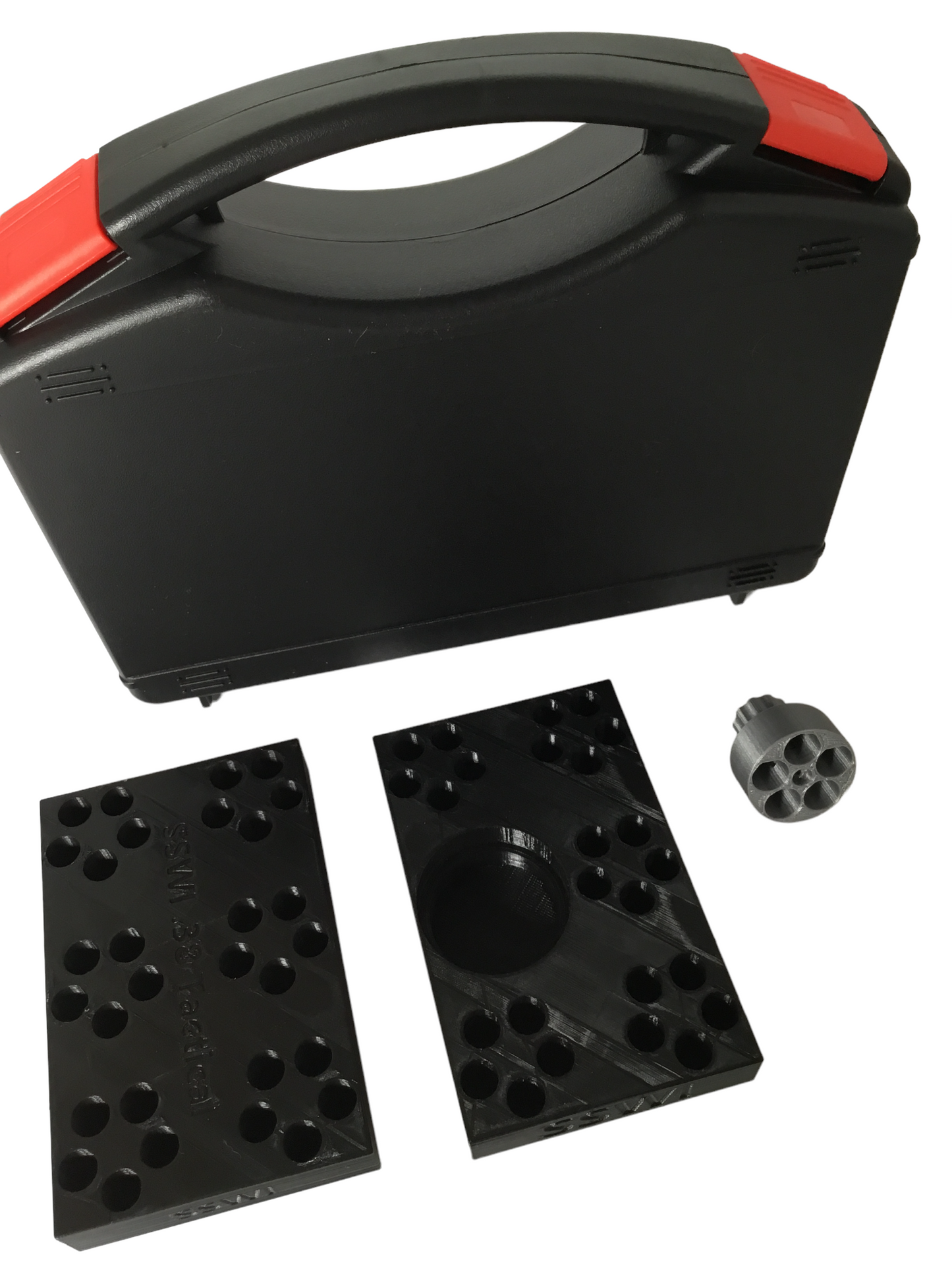 SSWI 357 38 Special 5 Shot Revolver Speed Loader, Loading Tray Carrying Case Kit