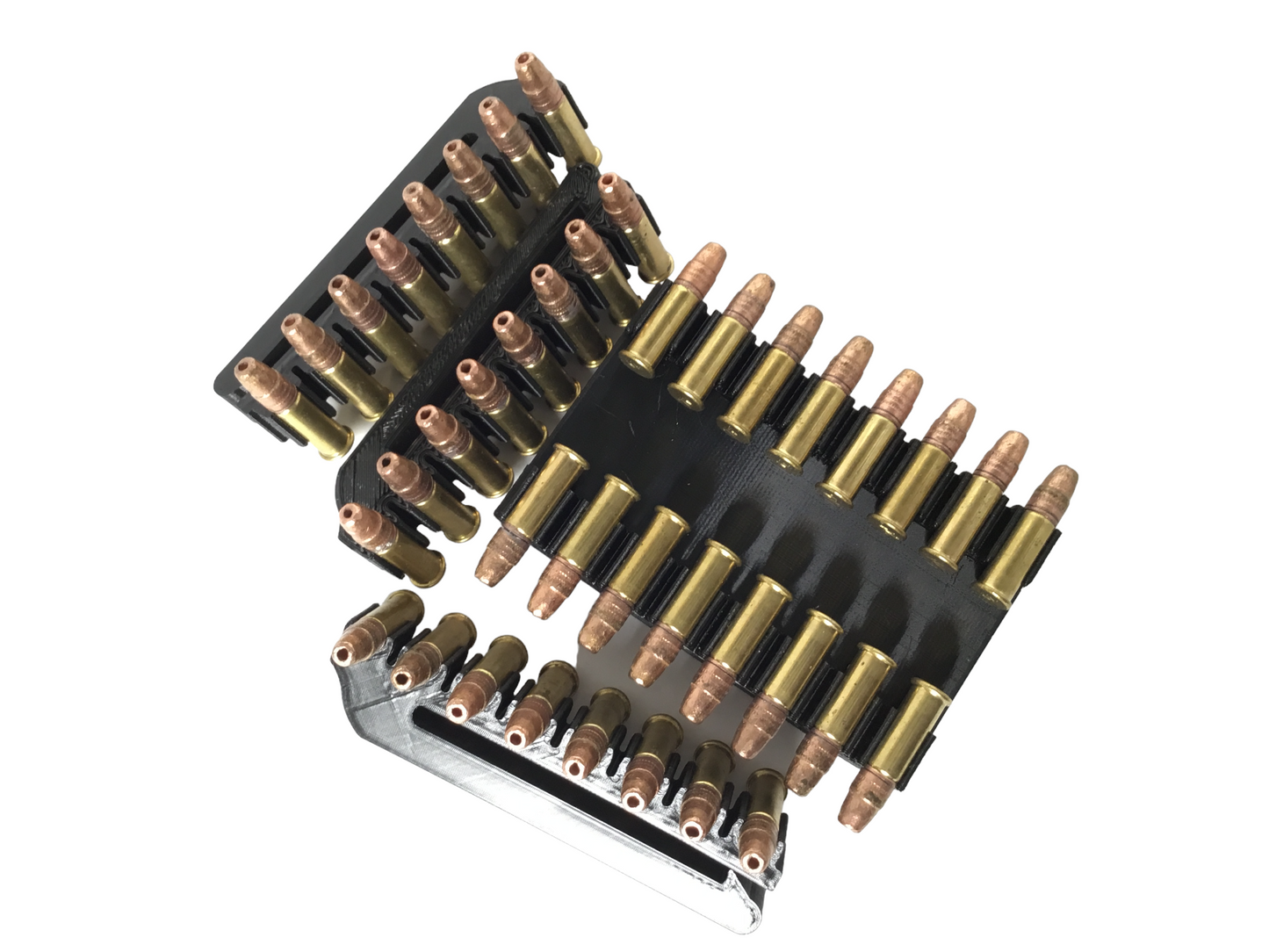 8 or 16 Round Tactical .22lr 22 Cal Bullet Ammo Holder Vest / Belt Clip .22Cal