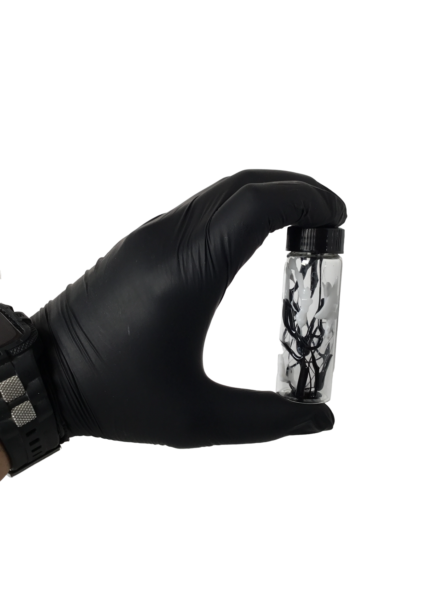 Anti-Venom Symbiote Contained in a Glass Vial with Custom Display Stand CosPlay