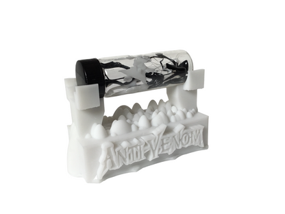 Anti-Venom Symbiote Contained in a Glass Vial with Custom Display Stand CosPlay