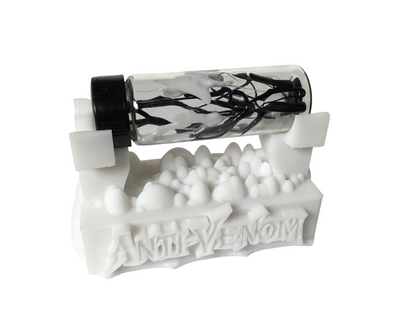 Anti-Venom Symbiote Contained in a Glass Vial with Custom Display Stand CosPlay
