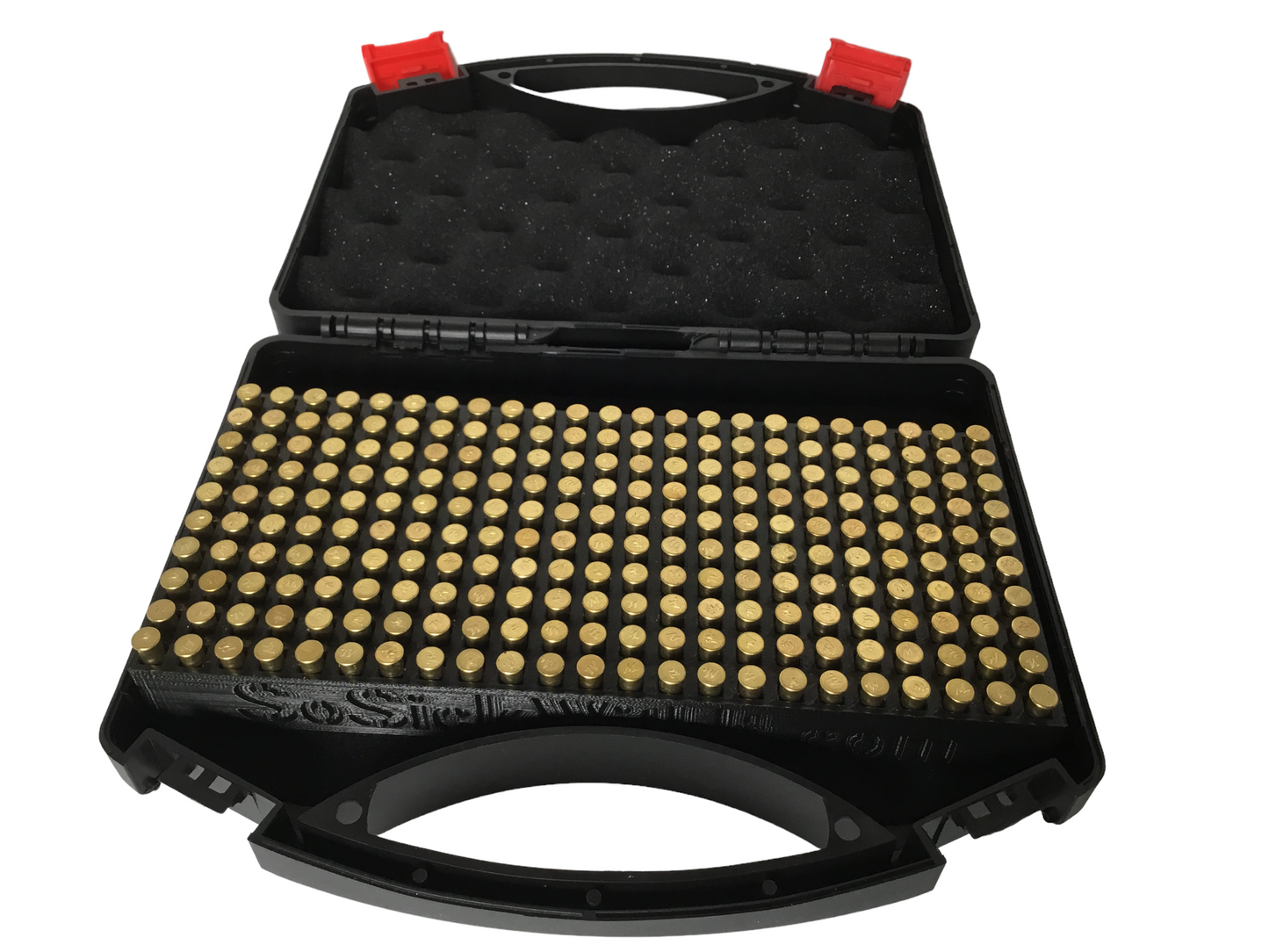 SSWI .22lr 230 Round Loading Tray Storage Box Ammo Case .22 w/ Carrying Case Kit