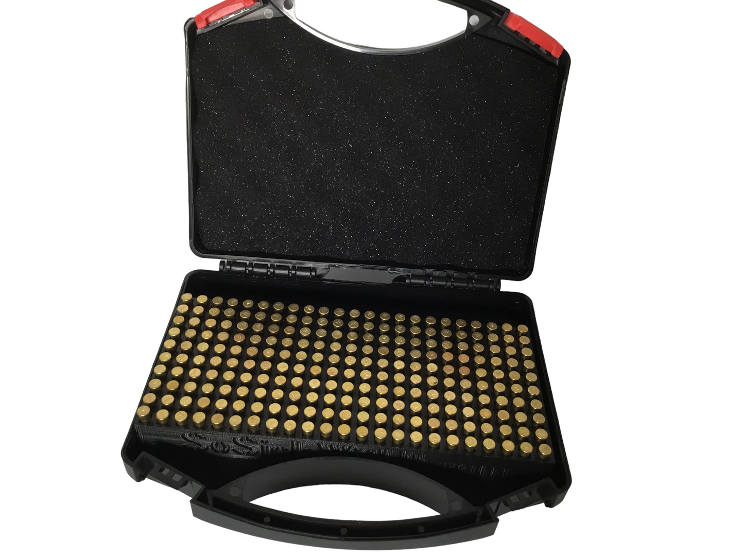 SSWI .22lr 230 Round Loading Tray Storage Box Ammo Case .22 w/ Carrying Case Kit