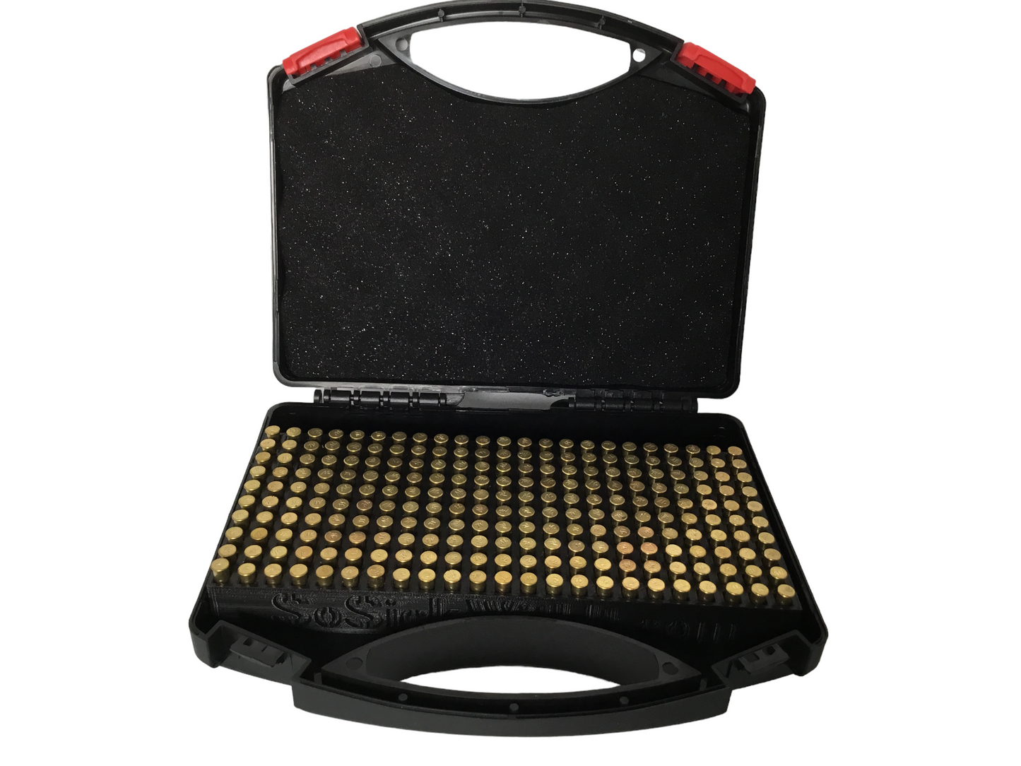SSWI .22lr 230 Round Loading Tray Storage Box Ammo Case .22 w/ Carrying Case Kit