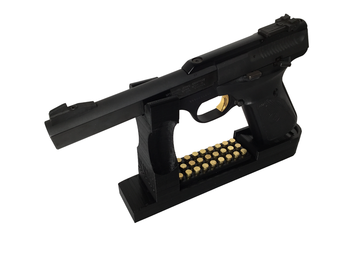 SSWI 22lr Browning Buck Mark Pistol / Bullet Display Stand - Any Color, BuckMark