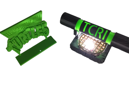 Teenage Mutant Ninja Turtles TCRI Mutagen Ooze Canister, Sign & Light up display