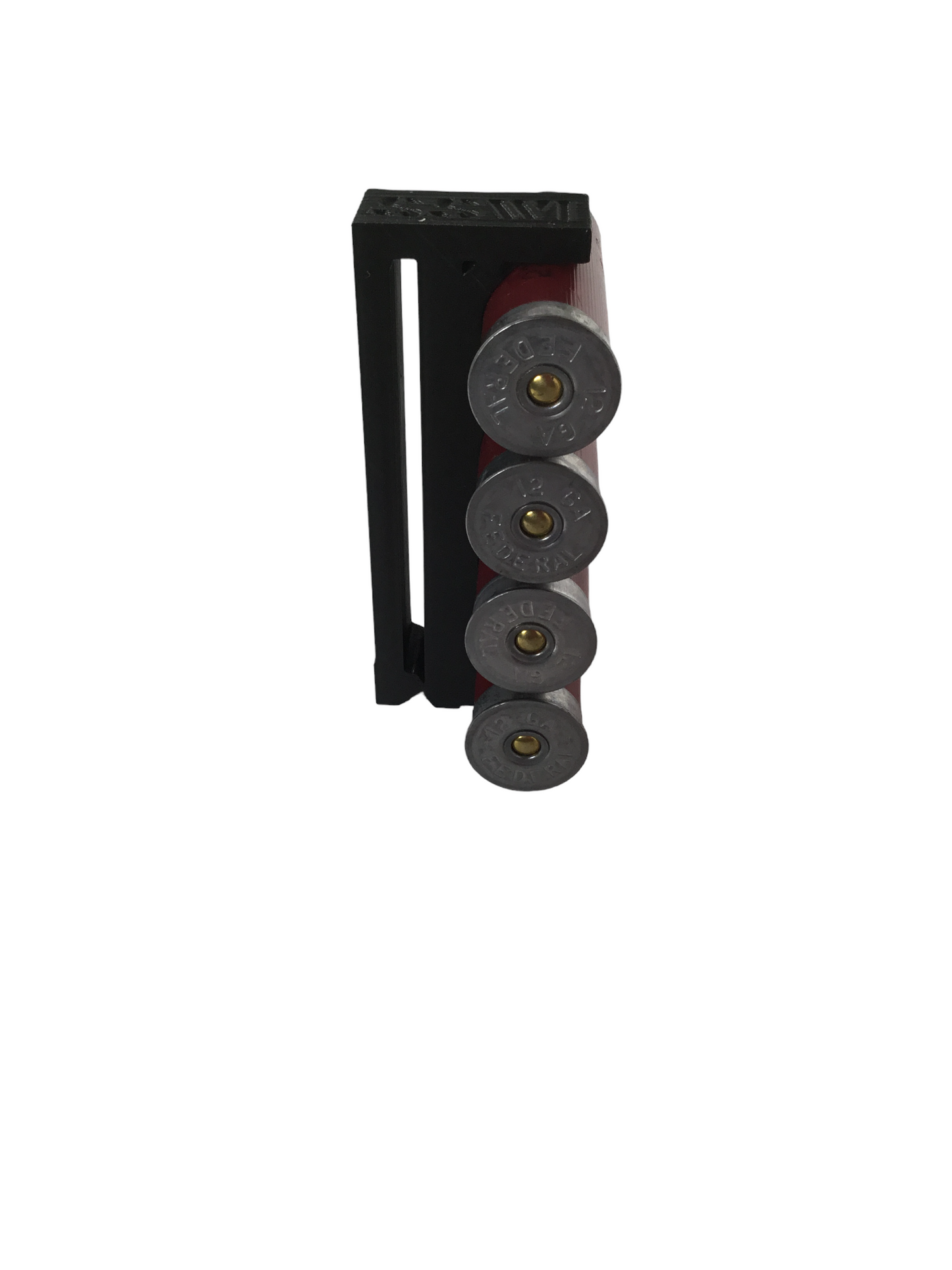 4 Shell Tactical Shotgun 12 Gauge Shell Ammo Holder with Vest / Belt Clip 12 Ga.