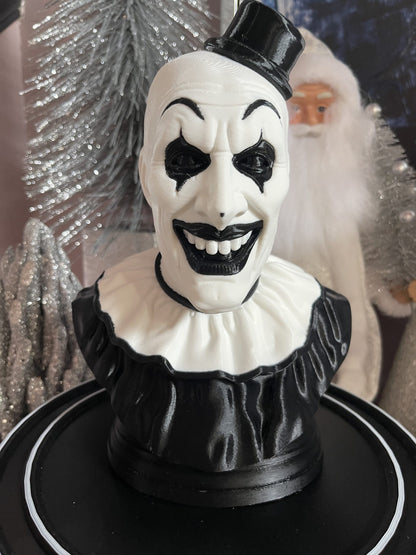 Large Horror Art the Clown 2-Tier Cupcake & Cookie Display Stand 17” Party Tray