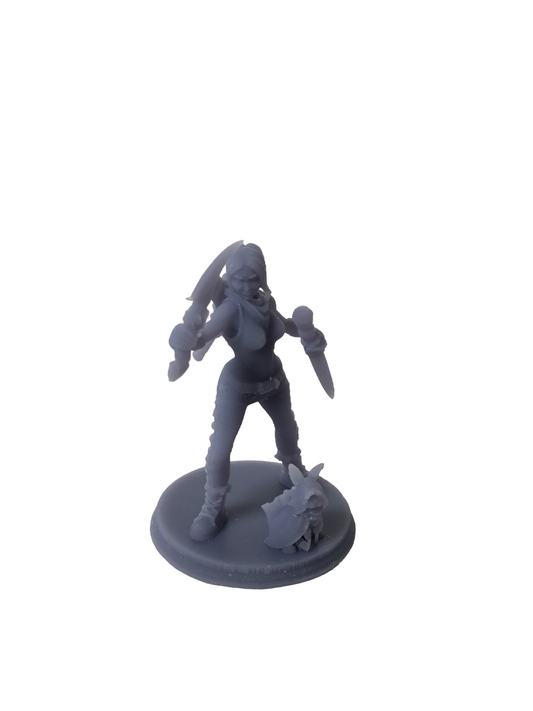 Bunny The Vampire Slayer | Tabletop | Miniature Figurine | D&D | RPG | Fantasy Gaming