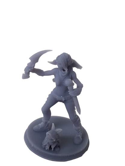 Bunny The Vampire Slayer | Tabletop | Miniature Figurine | D&D | RPG | Fantasy Gaming