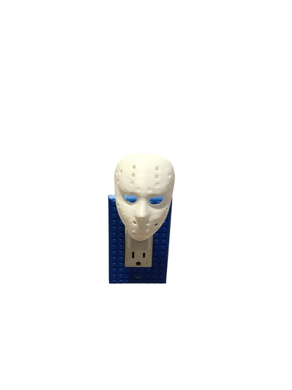 Jason Mask AUTO LED Plug in Night Light Lamp - Scary, Spooky, Horror, Gothic Fun