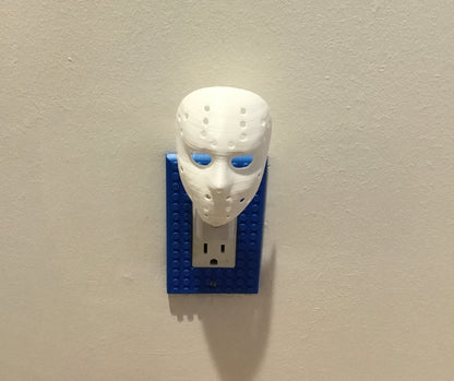 Jason Mask AUTO LED Plug in Night Light Lamp - Scary, Spooky, Horror, Gothic Fun