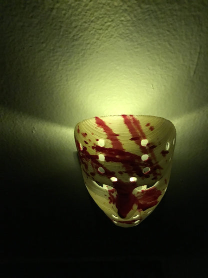 Jason Mask AUTO LED Plug in Night Light Lamp - Scary, Spooky, Horror, Gothic Fun