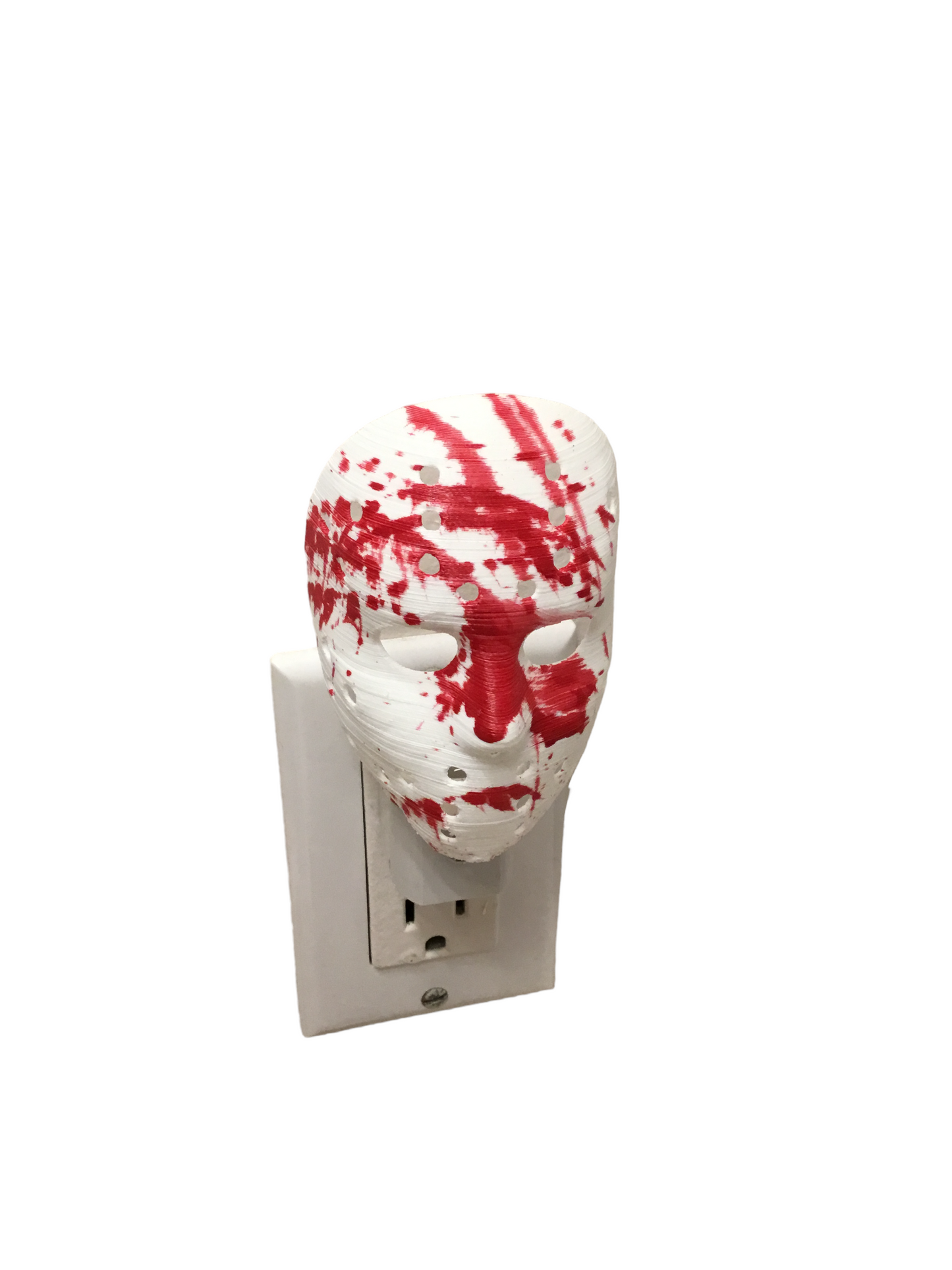 Jason Mask AUTO LED Plug in Night Light Lamp - Scary, Spooky, Horror, Gothic Fun