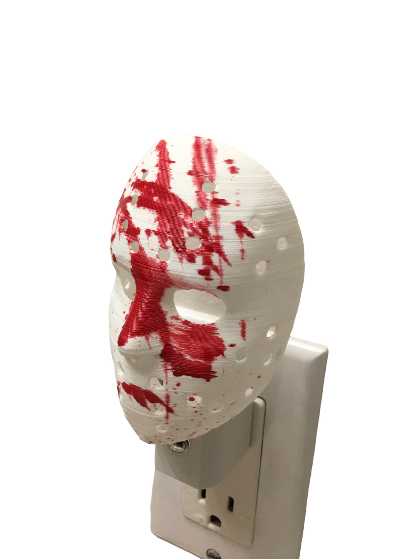 Jason Mask AUTO LED Plug in Night Light Lamp - Scary, Spooky, Horror, Gothic Fun