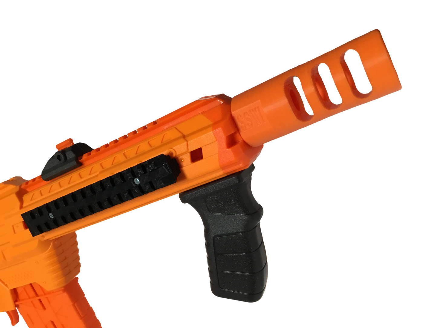 SSWI "GOTCHA" Tactical Barrel Mod for Adventure Force Nexus Pro & More - Darts
