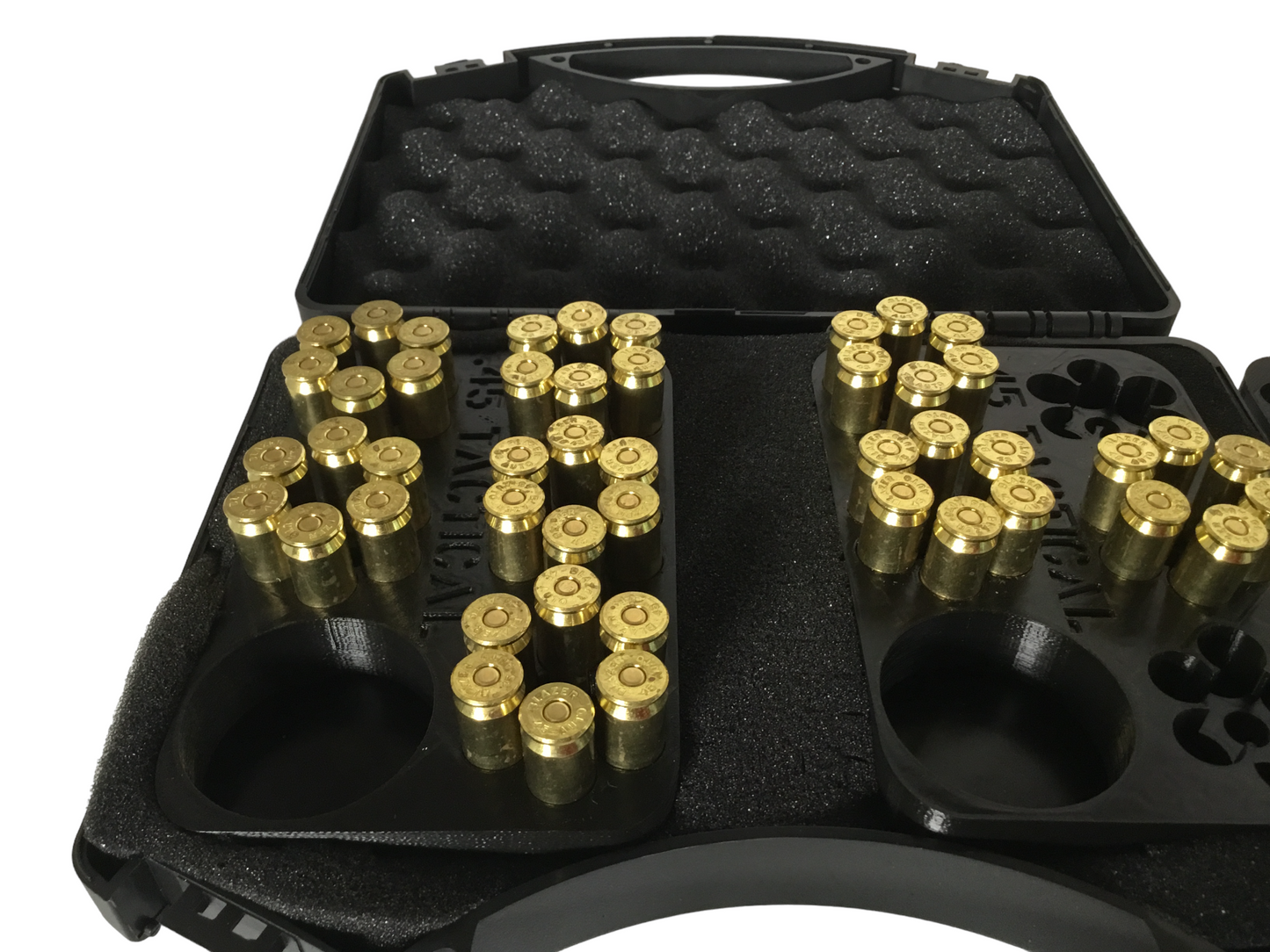 SSWI 45 6 Shot Revolver Loading Tray, Speed Loader Slot and Carrying Case Kit