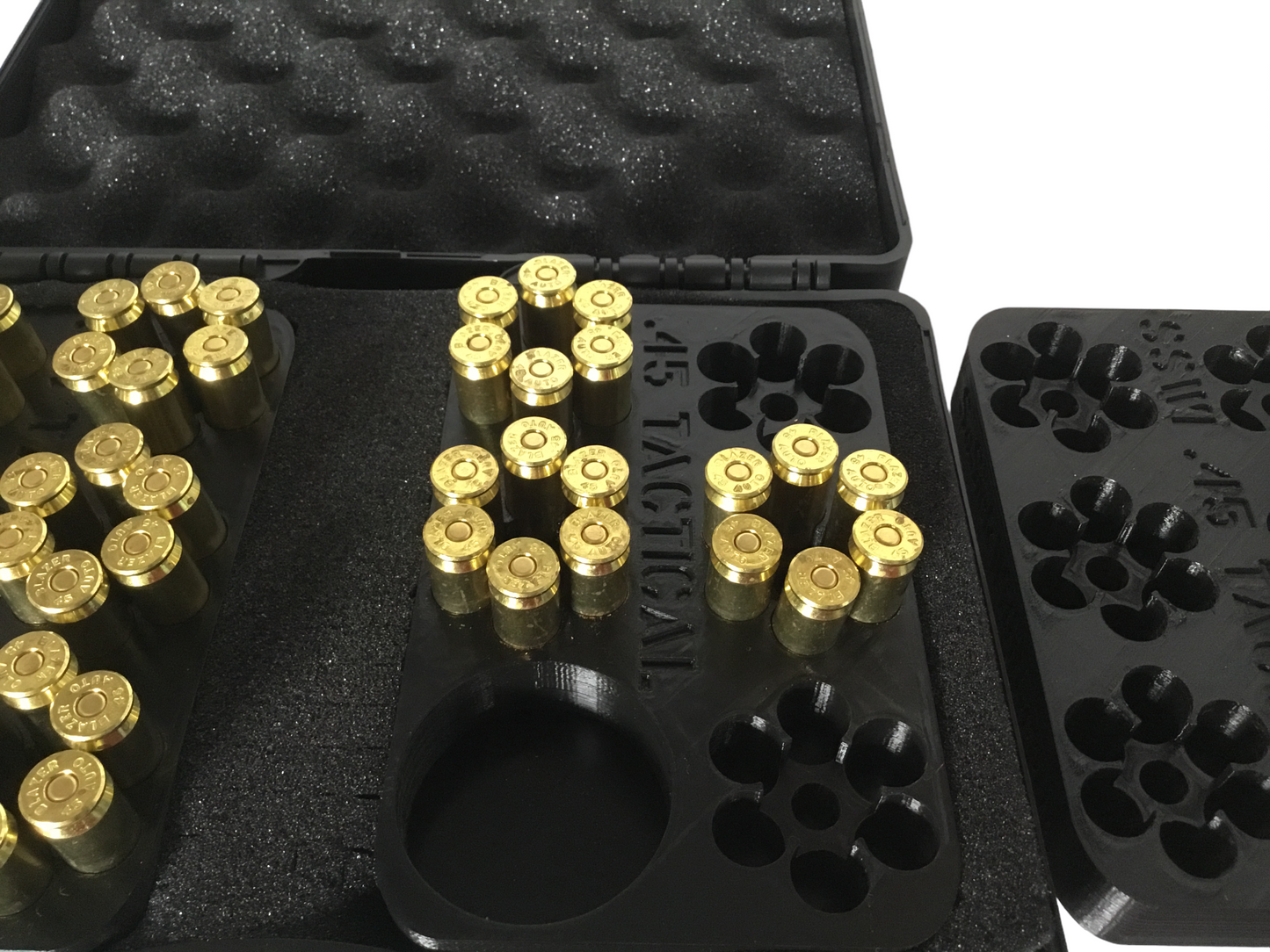 SSWI 45 6 Shot Revolver Loading Tray, Speed Loader Slot and Carrying Case Kit