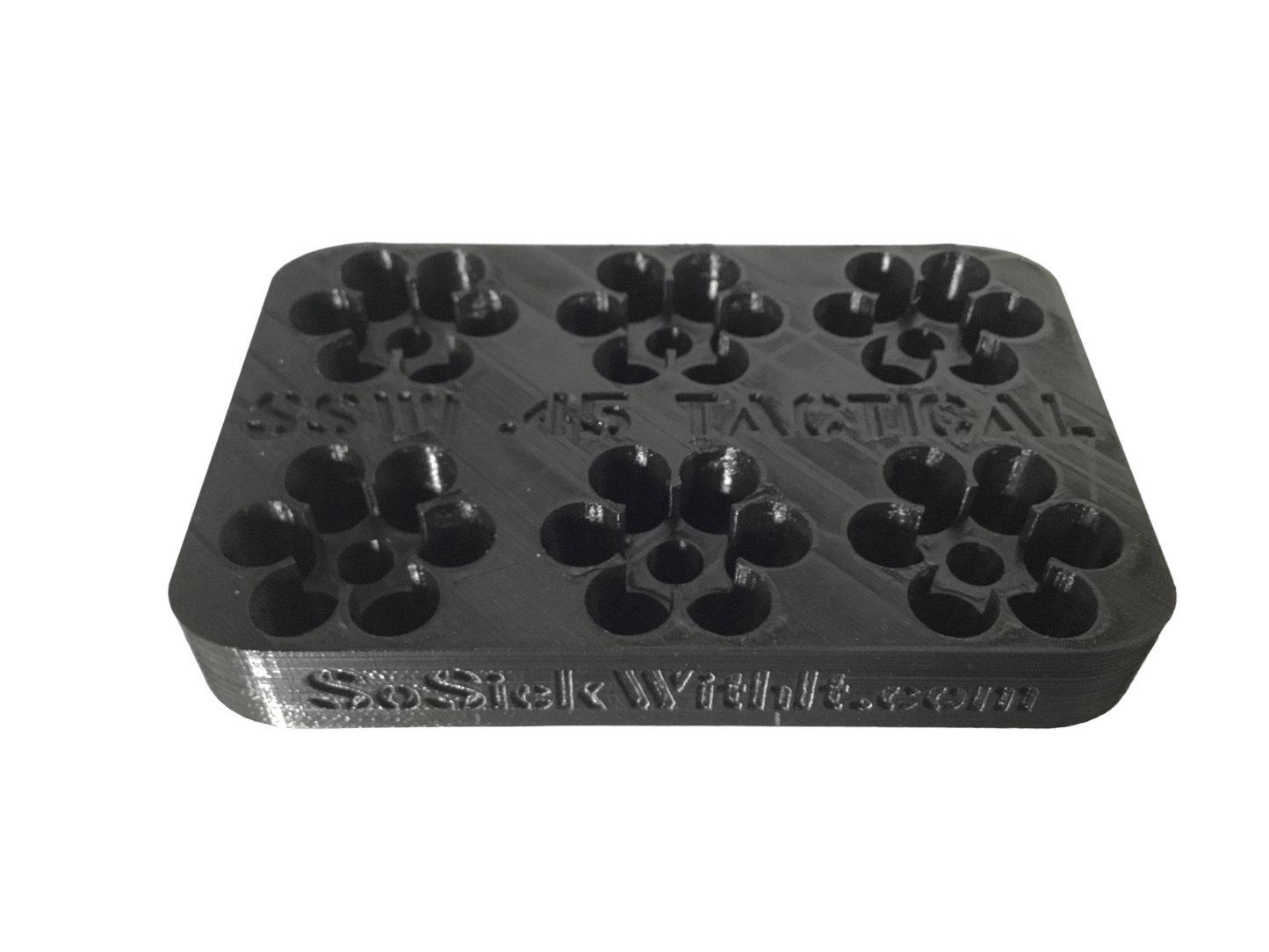 SSWI 45 6 Shot Revolver Loading Tray, Speed Loader Slot and Carrying Case Kit