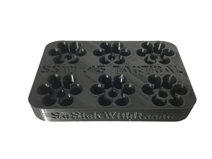 SSWI 45 6 Shot Revolver Loading Tray, Speed Loader Slot and Carrying Case Kit