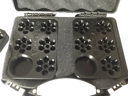SSWI 45 6 Shot Revolver Loading Tray, Speed Loader Slot and Carrying Case Kit