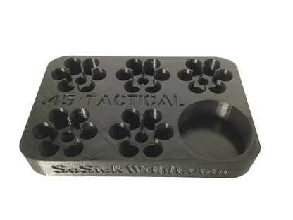 SSWI 45 6 Shot Revolver Loading Tray, Speed Loader Slot and Carrying Case Kit