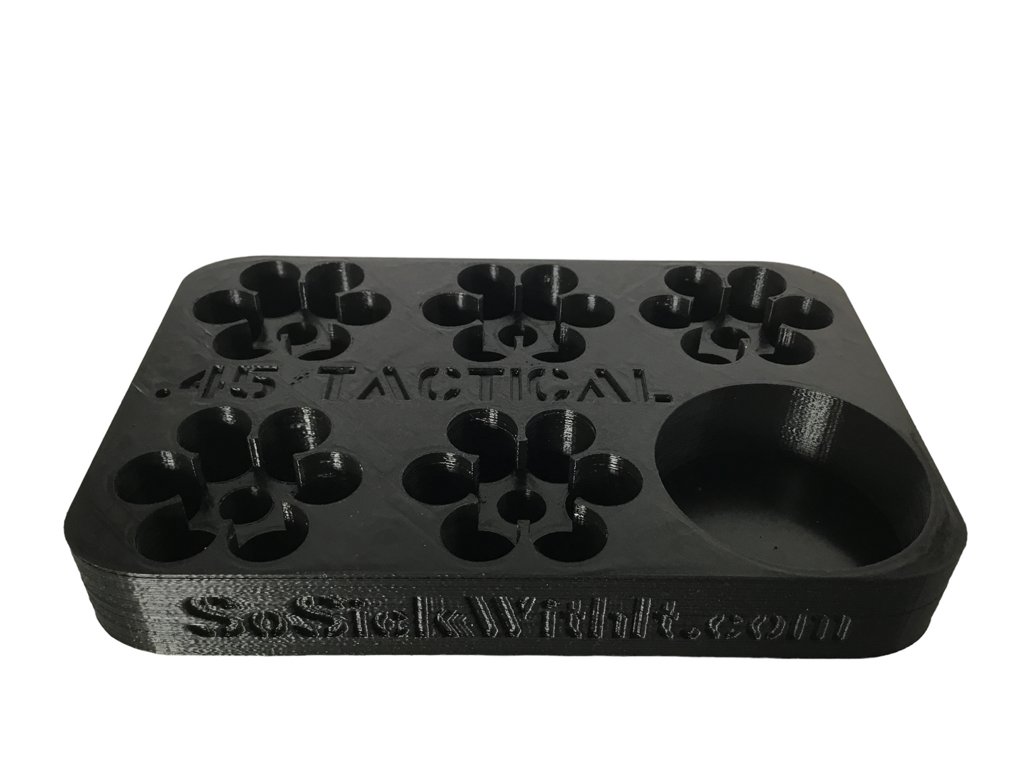 SSWI 45 6 Shot Revolver Loading Tray, Speed Loader Slot and Carrying Case Kit